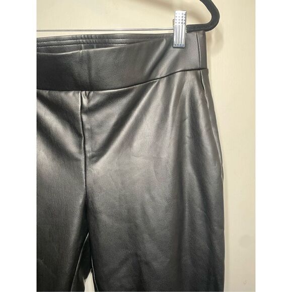 Loft Faux Leather Leggings Black size M NWOT - Picture 7 of 14